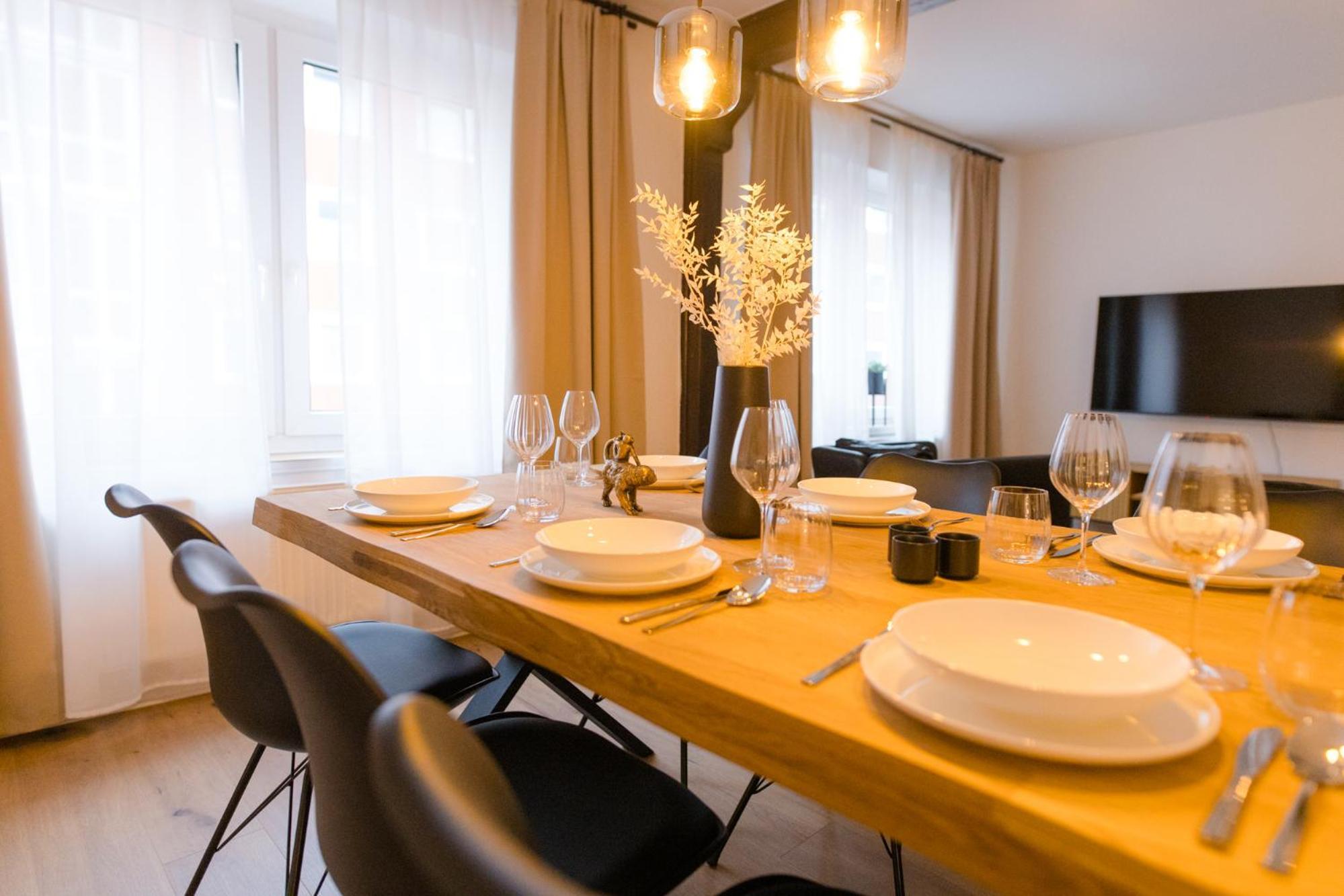 Staylight City - Premium Appartements Mit Balkon 힐데스하임 객실 사진